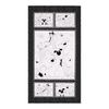 Susybee Color Me 24 in. Panel White/Black Fabric
