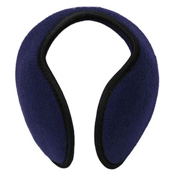 2Pcs Ear Warmers Unisex Winter Earmuffs Behind-the-Head for Winter Running Walking Dog Travel - Royal Blue