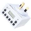 STATUS Timer Switch | 7 Day Digital Timer Light Switch | White UK Plug | S7DDT3