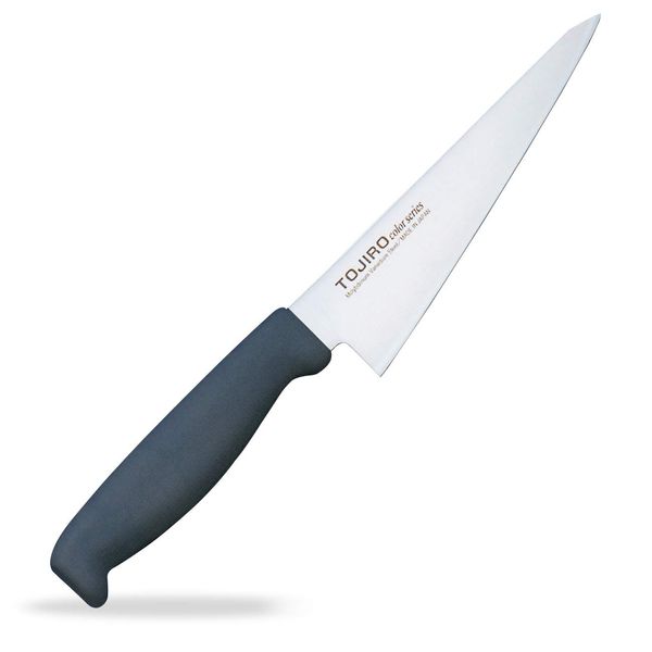 Fujitora Industries F-252BK Tojiro Color Molybdenum Vanadium Steel Bone Knife 5.9 inches (150 mm), Black