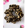 Leopard Velvet Hair Scrunchies Full