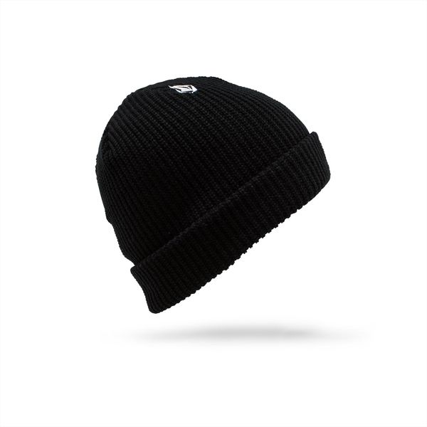 Volcom Boy's Full Stone Beanie Hat, Black, One Size