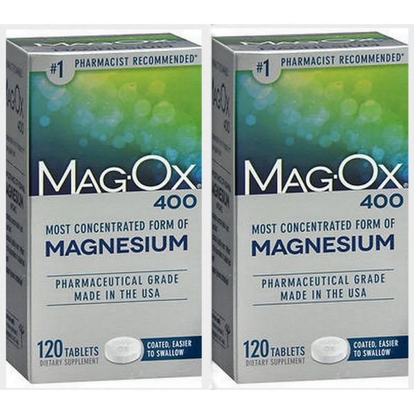 MagOx Magnesium 400mg Tabs 120ct ( 2 pack ) ^