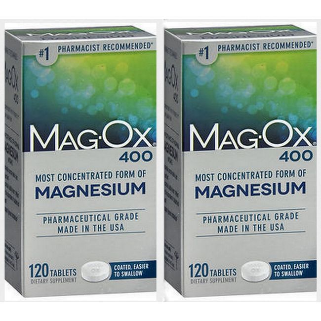 MagOx Magnesium 400mg Tabs 120ct ( 2 pack ) ^