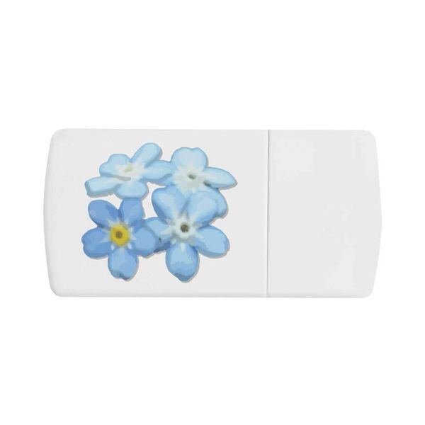 'Forget Me Not' Pill Box with Tablet Splitter (PI00031734)