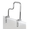 Carex Tri Grip Bathtub Safety Rail Chrome Finish