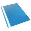 Esselte Ref 56285 Report Flat File Lightweight Plastic Clear Front A4 - Blue, Pack of 25