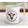 Shopagift I'm Not Avoiding Dairy Mug Dairy is Avoiding Me White 11oz Large Ceramic Cup