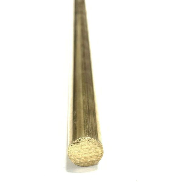 3/8" .375" C360 Brass Solid Round Bar Rod H02 48" Piece