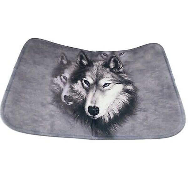 Wolf Love Home Doormat Bathroom Welcome Mat