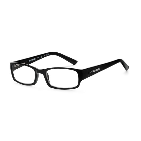 Harley-Davidson Classic Style Unisex Plastic Rectangular Readers - 2.50 Power