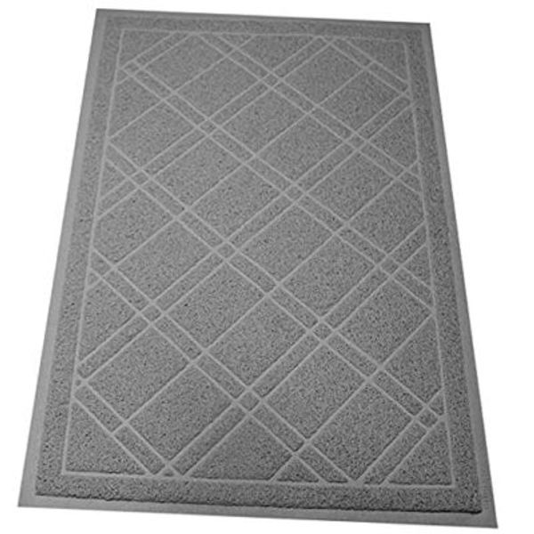 Universal Doormat | XL Size 42” x 35” | Anti-Slip Durable & Washable | Grey