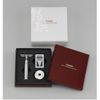 FEATER Special Double-edged All Stainless Steel Leather N, Made in Japan, Includes Dedicated Stand, 2 Replacement Blades, Stainless Steel, Domestic Razor, Premium Razor, Men's Single Item, 1 Piece (x 1)