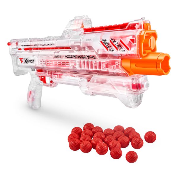 Chaos Faze Ragequit (24 Dart Balls) by ZURU X Faze Clan, X-Shot Foam Dart Blaster, 100Ft/30, for Teens, Adults