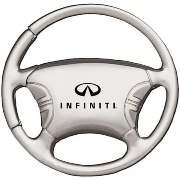 Automotive Gold Infiniti Logo Car Steering Wheel Key Chain