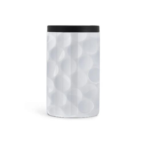 Golf Ball Pattern 12oz Stainless Steel, Vacuum Insulated Can Cooler For Bottles and Cans
