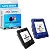 Premium Compatible 27/28 Black & Colour Combo Pack Ink Cartridges (C8727AE & C8728AE)