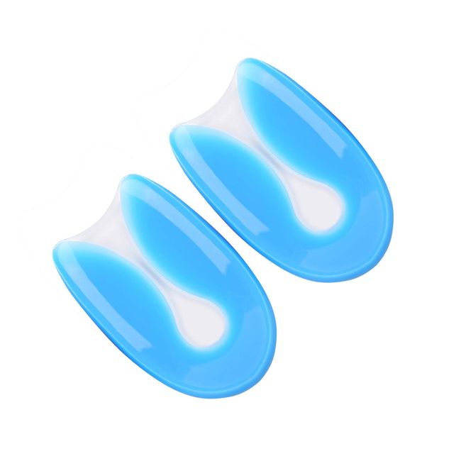 Silicone Gel Heel Cups, Heel Pads for Plantar Fasciitis,Heel Spurs & Heel Pain Foot Care