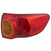 Tail Light For 2009-10 Toyota Corolla Passenger Side Outer Halogen with bulb(s)