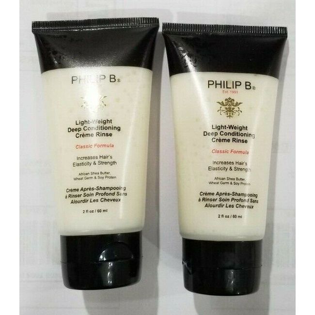 Philip b Light-Weight deep conditioning creme rinse 2 fl. oz. x2