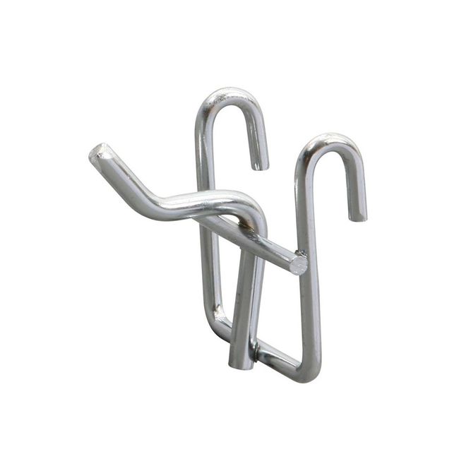 Doshisha Luminous Rack Hook Hanging Storage Hook Hanging Hook Length 2.4 inches (5 cm) Wire Diameter 2.4 inches (60 mm) WB-F605 Load Capacity 2.2 lbs (1 kg) Heavy Duty Steel Rack Parts Rustproof Belt