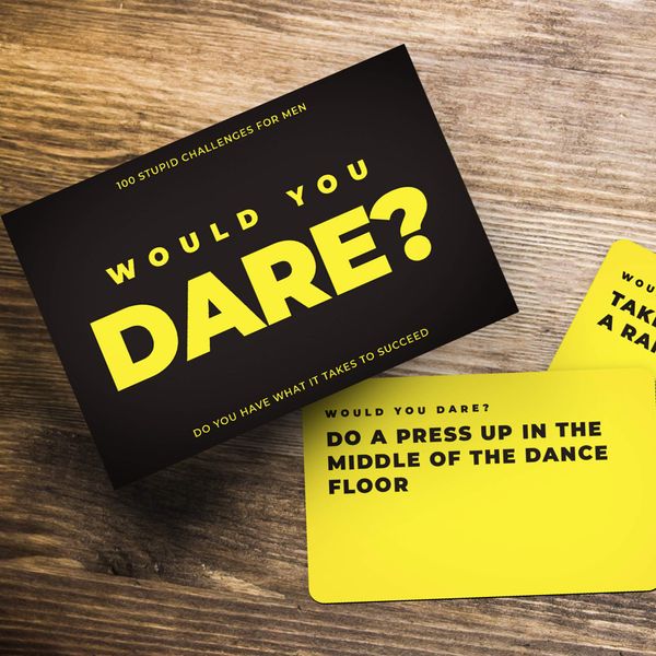 Gift Republic Dare Card Game - Black