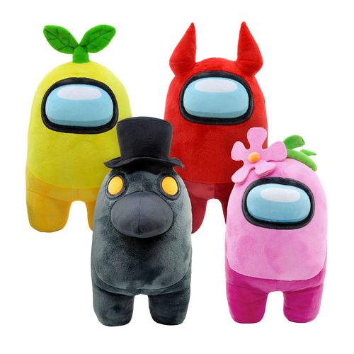 Zoofy Among Us - Red with Horns - 12" Plush