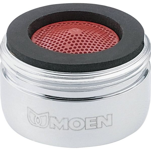 Moen 3919 2.2 GPM Male Thread Kitchen Faucet Aerator, Chrome