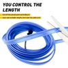 5M USB LED Car Atmosphere Wire Strip Interior Decor Blue Light Lamp Accessories