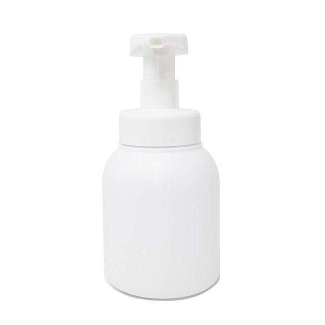 Tenemos Foam Pump Bottle, White, 13.5 fl oz (400 ml), Empty Container