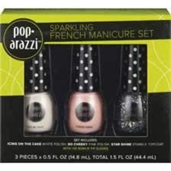 Pop-arazzi Sparking French Manicure Set
