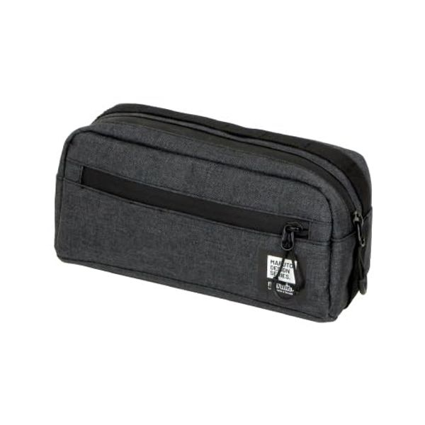 MARUTO Heathered Black Front Back