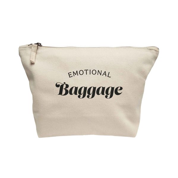 Flox Creative Makeup Bag Emotional Baggage Natural