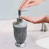 nu steel Beaded Heart Soap/Lotion Pump