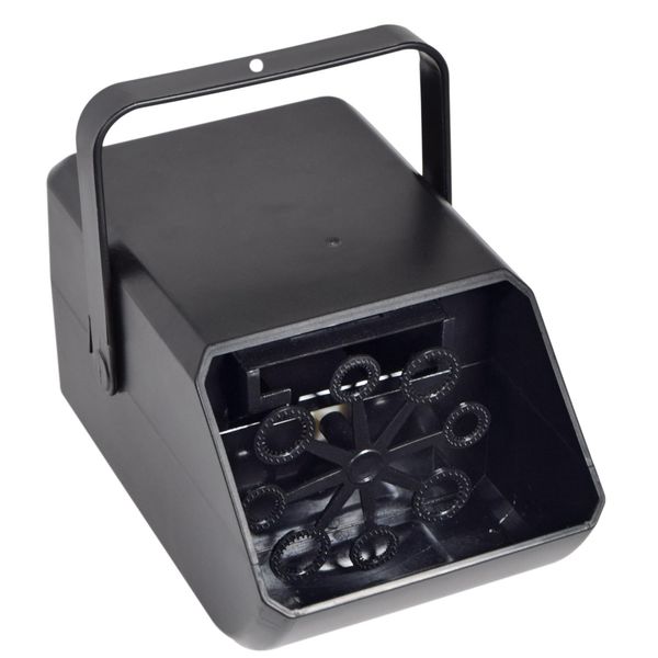 QTX | Bubble Machine USB Powered Compact Bubble Maker, 45 Mins Use From One Fill, High Bubble Output & Impressive Distribution | Lightweight & Portable | Black