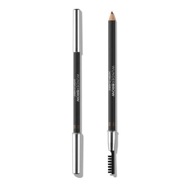 Wunderbrow Micro-Classic Brow Pencil, 2.5mm tip for precision filling, Vegan and Cruelty Free (Brunette)