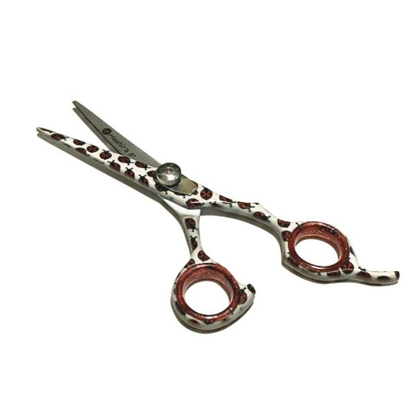 Barber Haircutting Grooming Trimming Scissors Shears 6" Ladybug Design NEW