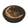 Brown Tabby Cat Sleeping PopSockets Standard PopGrip