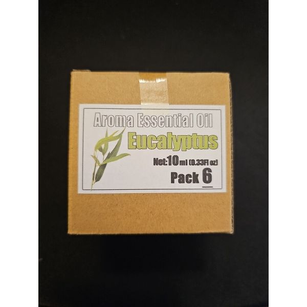 Aroma Essential Oil Eucalyptus 6 Pack 10 Ml