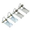 PATIKIL Replacement Hook Latch 2 Size Hook Trailer Set of 4 Silver Tone
