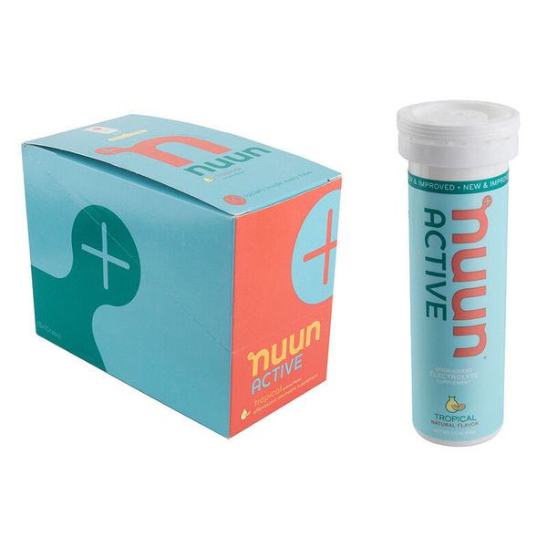 Nuun Electrolyte Active Drink Tabs Food Nuun Electrolyte Active Tropical Bxof8