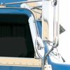 Technical Precision Replacement for Peterbilt 365 Year 2021 Stainless Steel Window AIR DEFECTORS