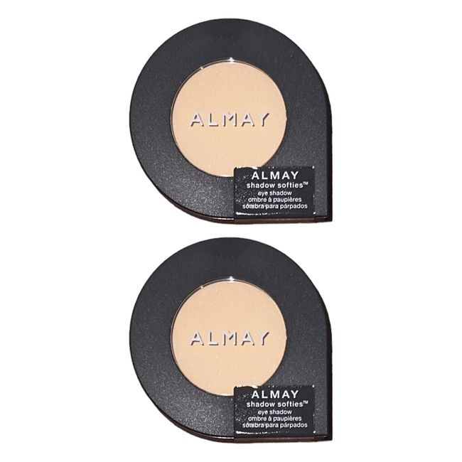 2 Pack - Revlon Almay Shadow Softies Taupe Beige Eyeshadow Makeup #155 Cashmere