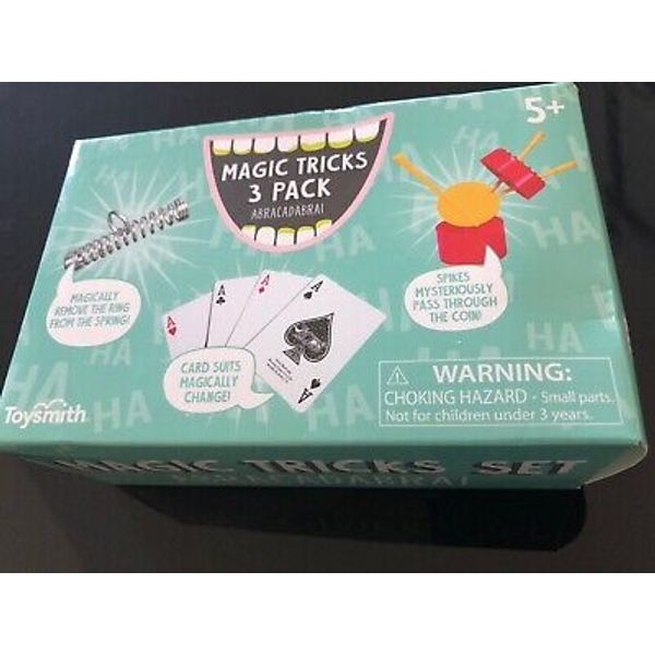 Toysmith Abracadabra! Magic Set, 3 Tricks, New