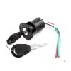 Scooter Motorcycle   3 Wires Ignition Switch Lock w 2 Keys