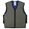 Ergodyne mens - Cooling Vest Embedded Polymer Zipper, Gray, X-Large US