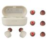 Ear Tips TW-E3B Wireless Earbud Tips Comfortable Washable Silicone (S/M/L Each Pair) 3 Sizes Soft Anti-Slip