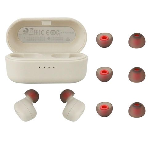 Ear Tips TW-E3B Wireless Earbud Tips Comfortable Washable Silicone (S/M/L Each Pair) 3 Sizes Soft Anti-Slip
