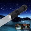 2X LED Flashlight Zoom Torch Clip Adjustable Focus Hunting White Light