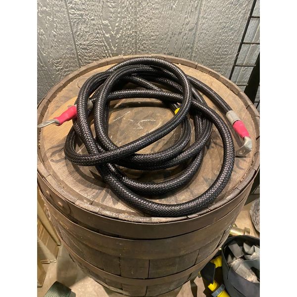 4/0 17 Ft Black Battery Cable,  Inverter, welding, Solar,  RV,  Car,  Boat